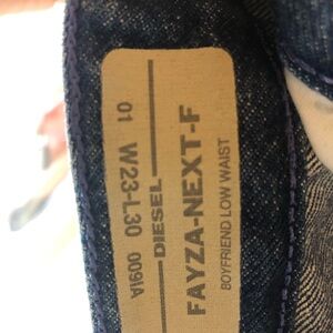 Diesel Fayza-nextf Denim Jeans size 23